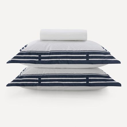 Lençol Casal com Elástico e Fronhas 200 Fios Valen