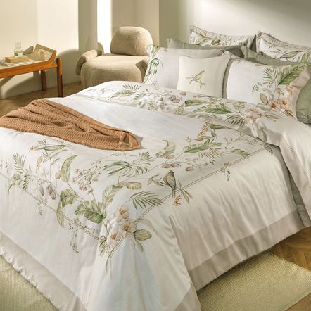 Colcha Queen com 2 Porta-travesseiros 300 Fios Ventura