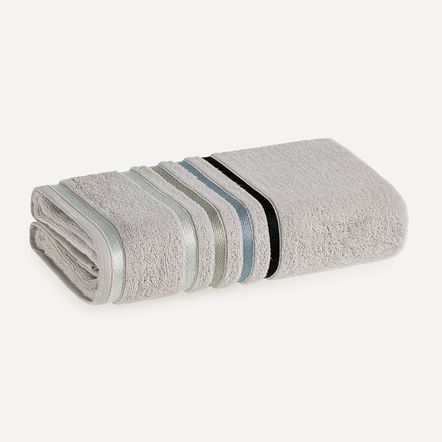 Toalha de Banho Fio Penteado Lumina Platina