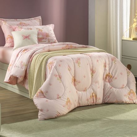 Jogo de Cama Infantil Casal 200 Fios 100% Algodão Amora