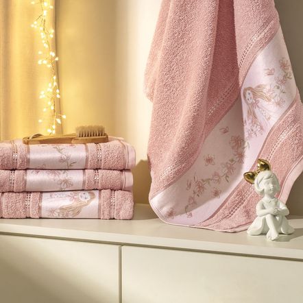 Toalha de Banho Infantil Amora Pétala