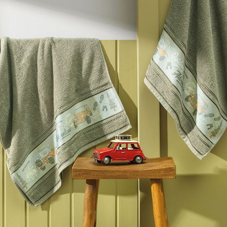 Toalha de Banho Infantil Forest Eucalipto