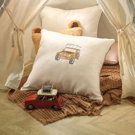 Almofada Infantil 45cm x 45cm 100% Algodão Forest