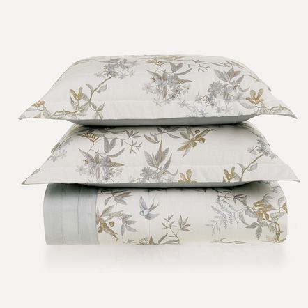 Colcha King com 2 Porta-travesseiros 200 Fios 100% Algodão Alanis