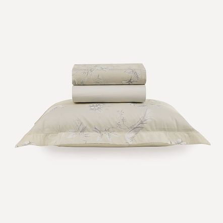 Jogo de Cama Solteiro 200 Fios 100% Algodão Maris