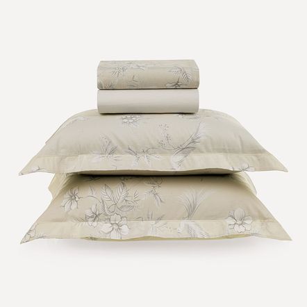 Jogo de Cama King 200 Fios 100% Algodão Maris