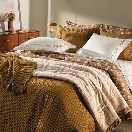 Jogo de Cama Queen 200 Fios 100% Algodão Anabel