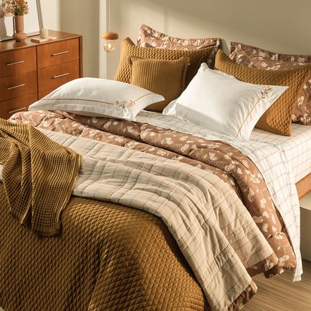 Edredom Casal 200 Fios 100% Algodão Anabel