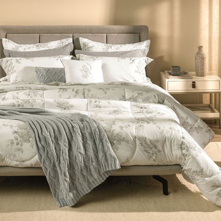 Jogo de Cama Queen com Capa de Almofada 200 Fios Brenda