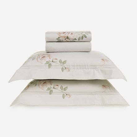 Jogo de Cama King 300 Fios 100% Algodão Felícia