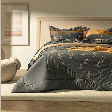 Jogo de Cama Casal 300 Fios 100% Algodão Ávila