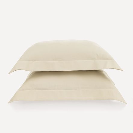 Fronha 2 Peças 300 Fios 100% Algodão Bossa Pérola