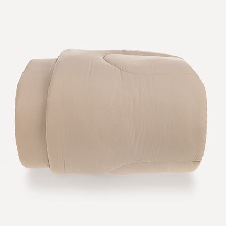 Edredom Queen 200 Fios 100% Algodão Tom Bege Rosê