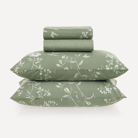 Jogo de Cama King 100% Algodão Marcella