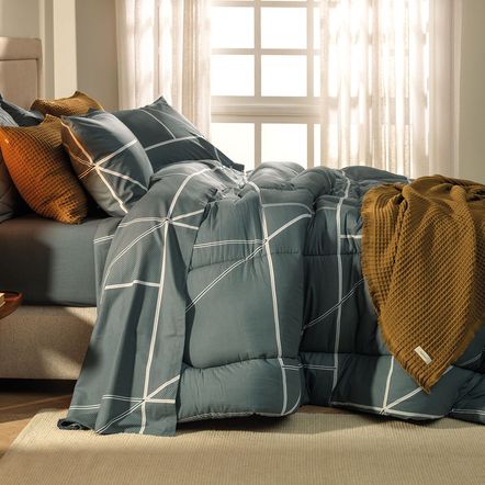 Jogo de Cama Queen 100% Algodão Arthur