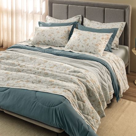 Jogo de Cama Queen 100% Algodão Giana