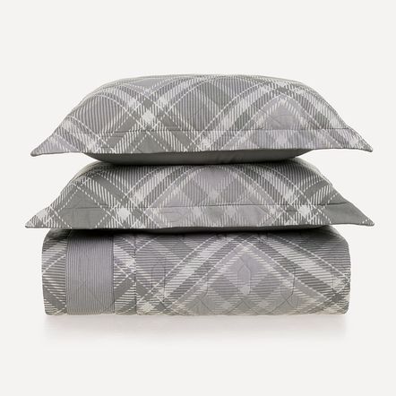 Colcha King com 2 Porta-travesseiros 100% Algodão Saulo