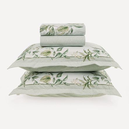 Jogo de Cama Casal 200 Fios 100% Algodão Cedro