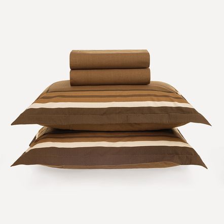 Jogo de Cama King 200 Fios 100% Algodão Duarte