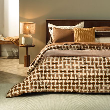 Jogo de Cama King 200 Fios 100% Algodão Duarte