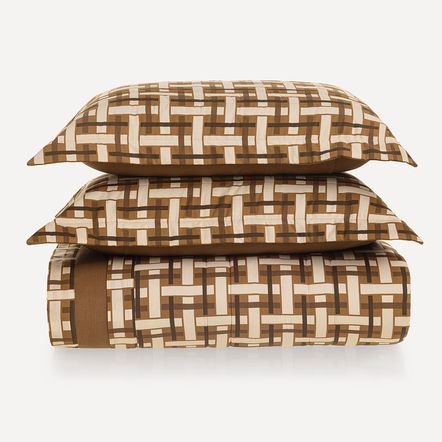 Colcha Casal com 2 Porta-travesseiros 200 Fios 100% Algodão Duarte