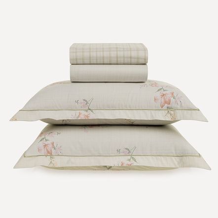 Jogo de Cama Queen 200 Fios 100% Algodão Tarsila