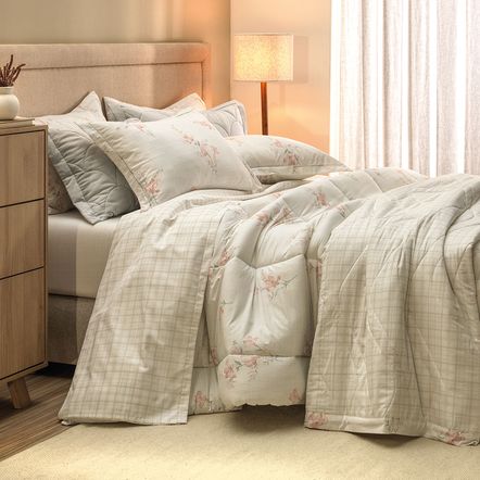 Edredom Queen 200 Fios 100% Algodão Tarsila
