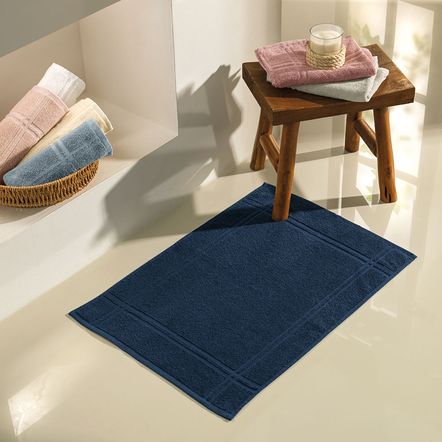 Toalha de Piso 100% Algodão Metrópole Platina