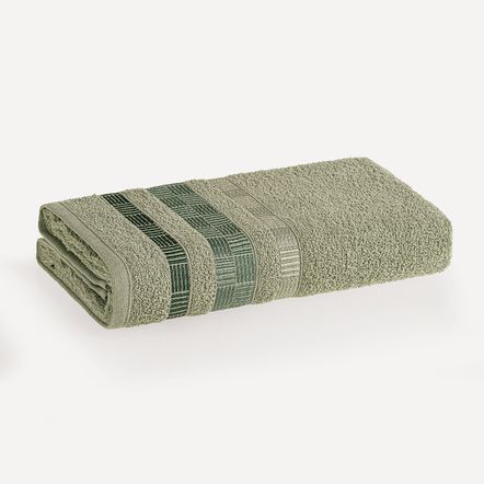Toalha de Rosto Fio Cardado Moreto Verde Miragem
