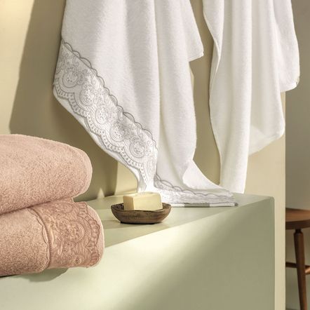 Toalha Banhão 100% Algodão Theo Branco