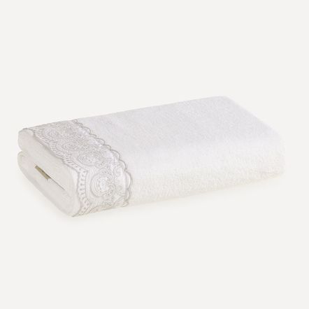 Toalha Banhão 100% Algodão Alice Branco