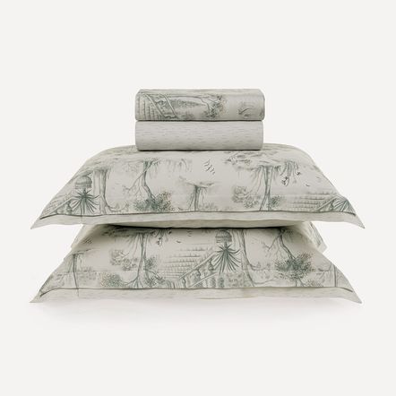 Jogo de Cama King 300 Fios 100% Algodão Montês