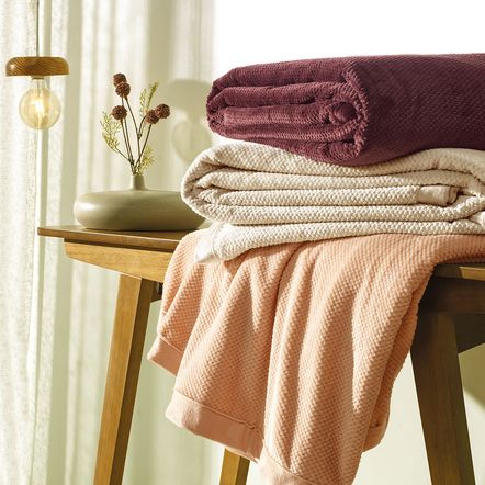 Manta de Microfibra Casal Prades Rosé