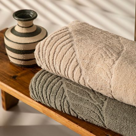 Toalha Banhão 100% Algodão Fio Zero Twist Orfeu Grão